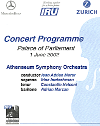 Concerts au Palais du Parlament